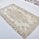 Beige And Brown Vintage Oushak Carpet sku 3578