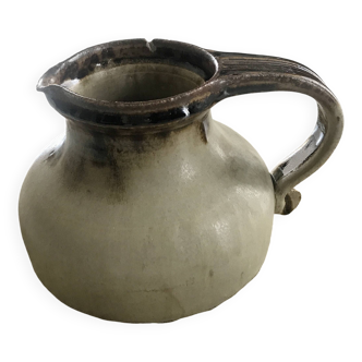 Pichet grès glacis mat vintage