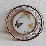Plat de service papillon