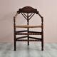 Chaise triangulaire hollandaise Bobbin Turners, années 1900.