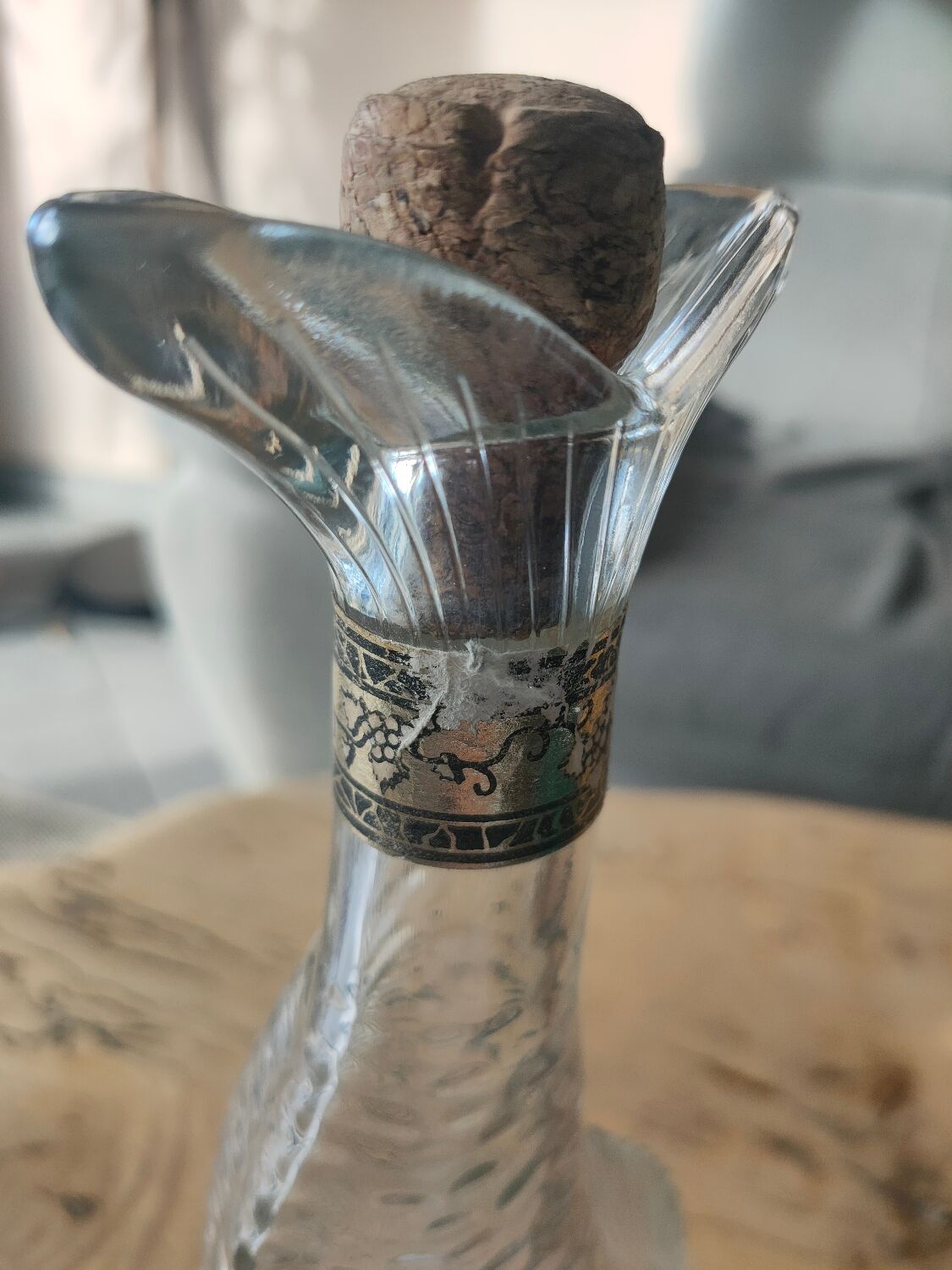 Vintage fish decanter