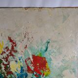 Nubar BEDROSSIAN (1926-1992) "Still life with bouquet" Oil on panel signed