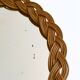 Miroir en rotin 30cm