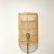 Applique murale en rotin naturel