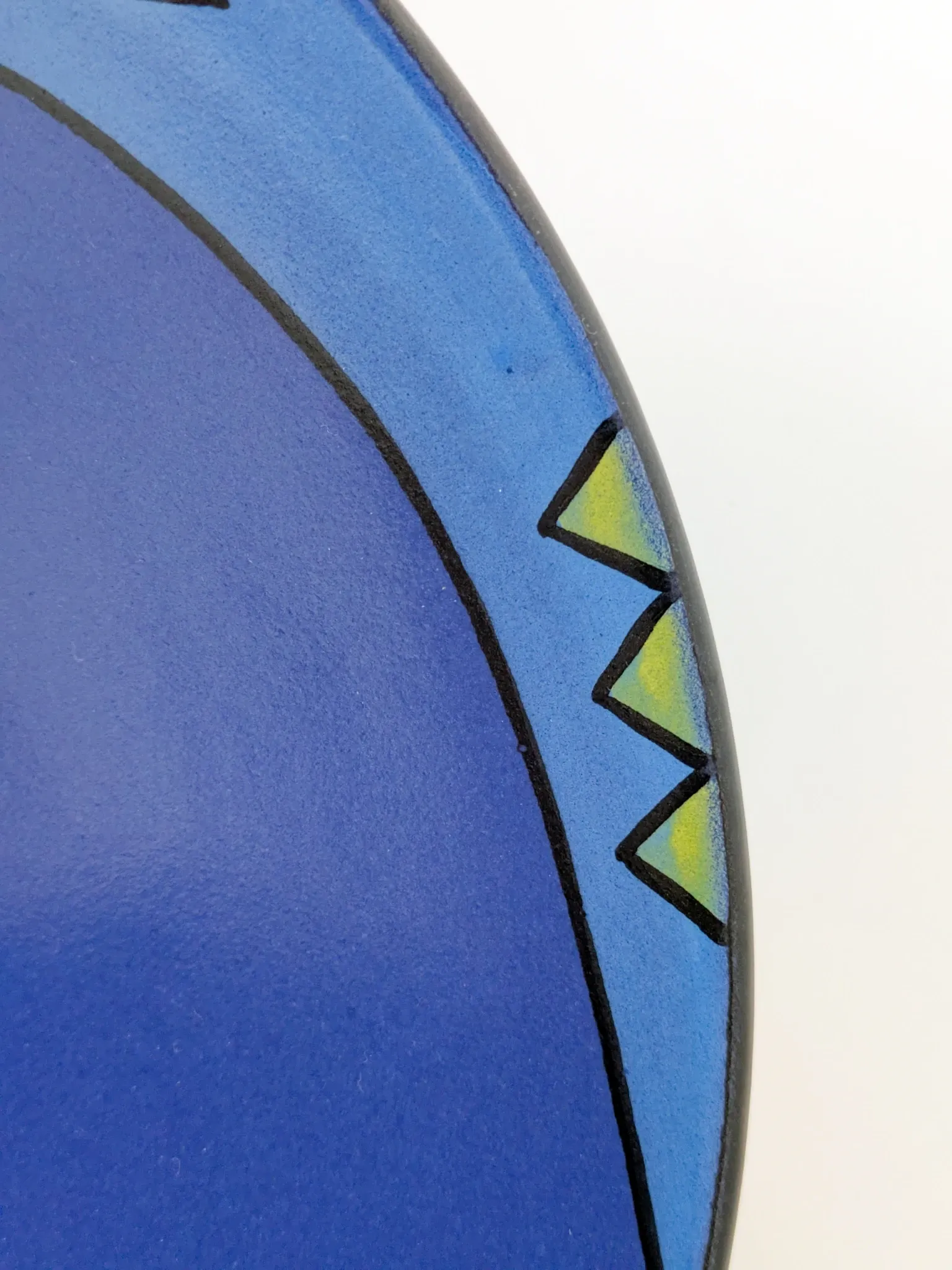 Fruit Bowl KMK Kupfermühle Indigo Series, Memphis Style 1980s