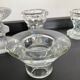 Series of 6 vintage candle holders 70s