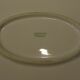 Porcelain oval dish limoges décor pink flowers golden liseret