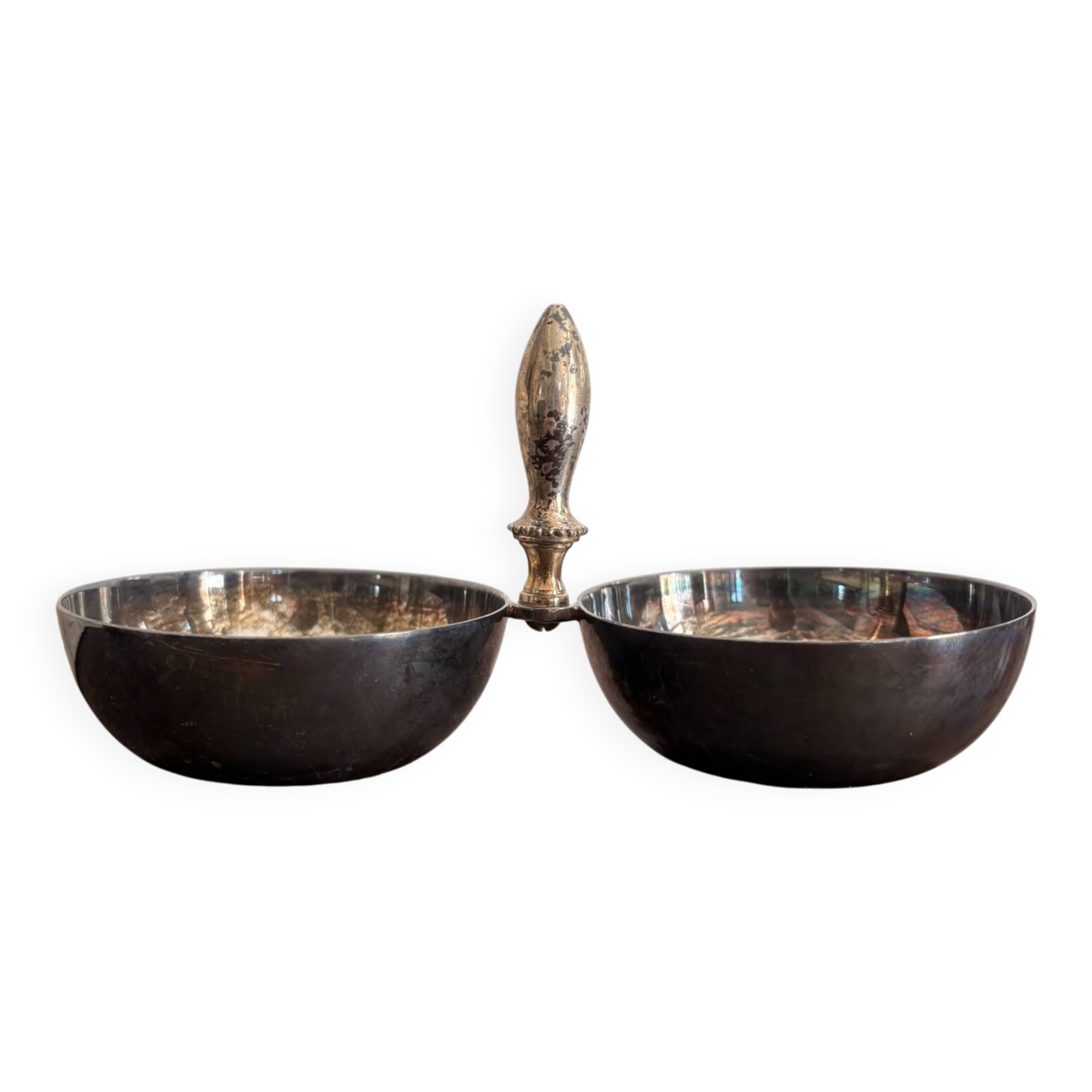 Mendiant Serviteur Plate Service Aperitif Silver-Plated Saint Hilaire