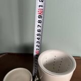 Set of 6 porcelain tea cups by Guy Degrenne.