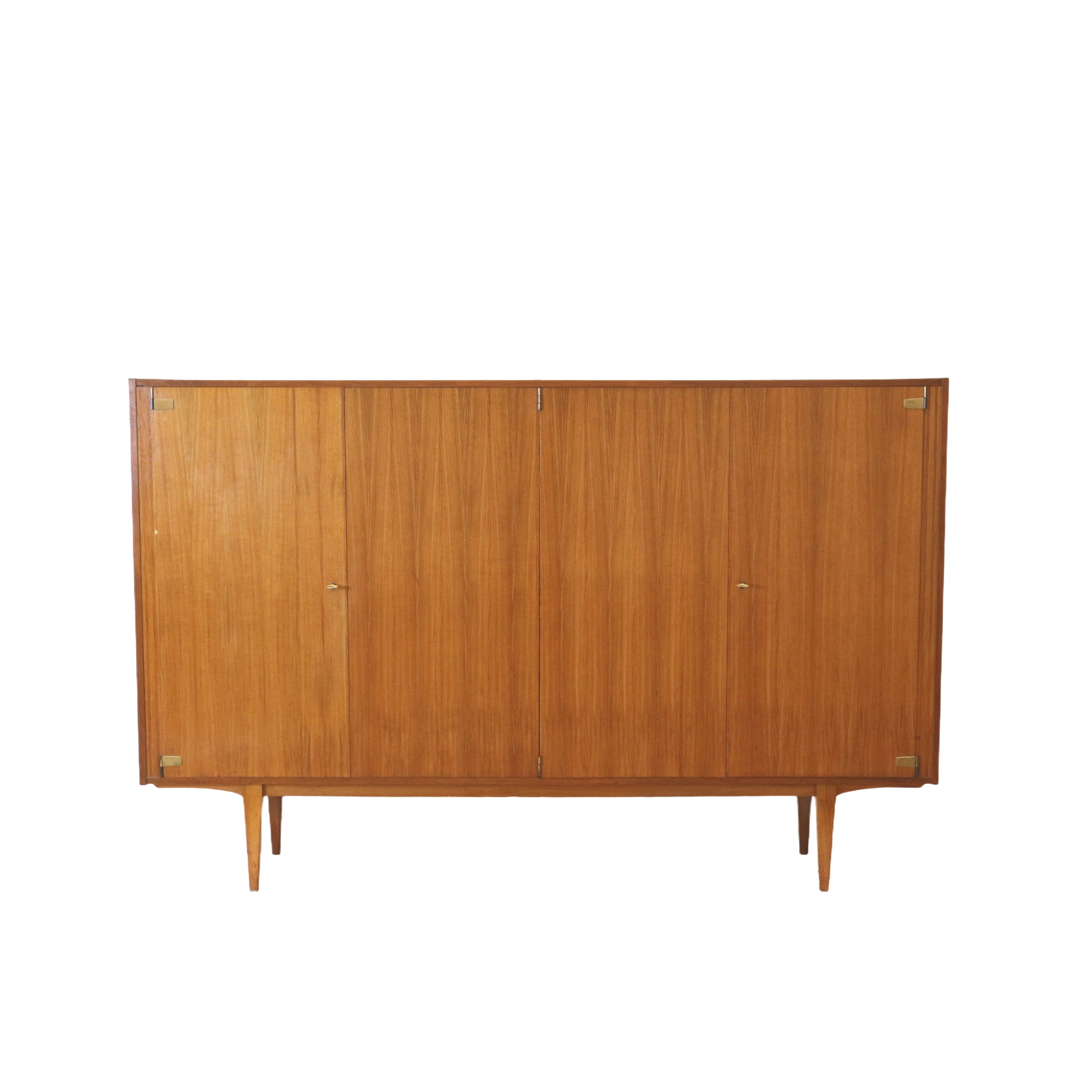 Large vintage rosewood sideboard / highboard made in the 60s