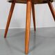 Chaises restaurées en noyer des années 1960 par Antonin Suman