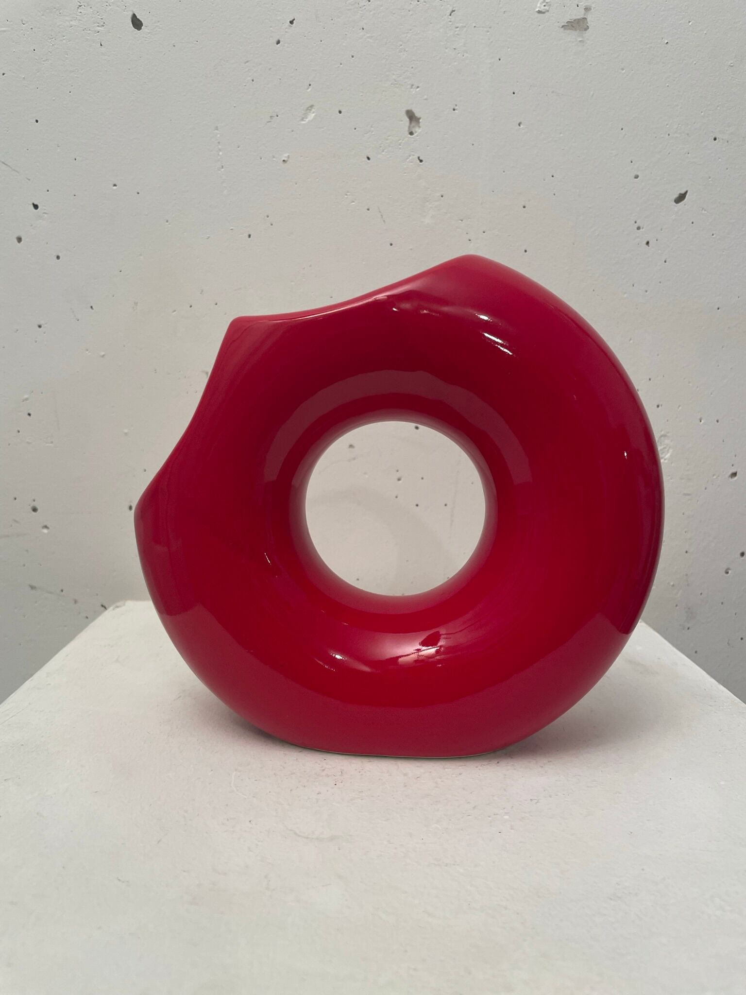 Vase Céramique géométrique italienne 1980