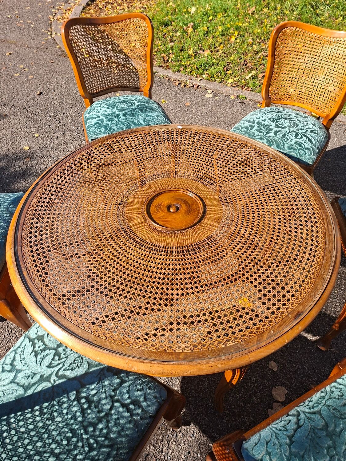 Chippendale style table and chairs set