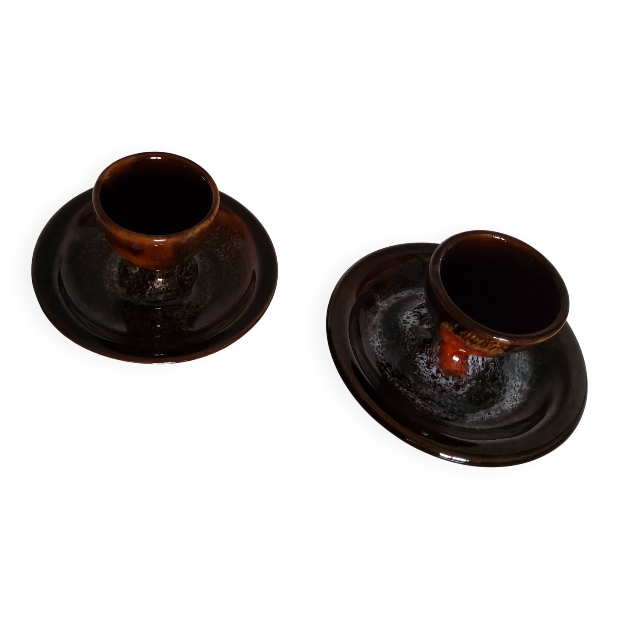 Set of 2 Vallauris egg cups