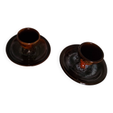 Set of 2 Vallauris egg cups