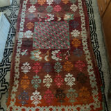 Vintage wool ethnic rug