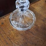 Glass candle holder