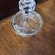 Glass candle holder