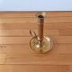 Old Candlestick Mounted Drop Candlestick in Copper or Brass