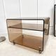 Smoked plexiglass coffee table