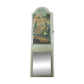 Painted wooden trumeau mirror, Louis XV style – first part of the 20th century