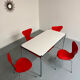 Lot of 4 chairs Series 7 model 3107 design Arne Jacobsen /Fritz Hansen