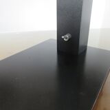 Minimalist teak and metal desk lamp, germany 2000s