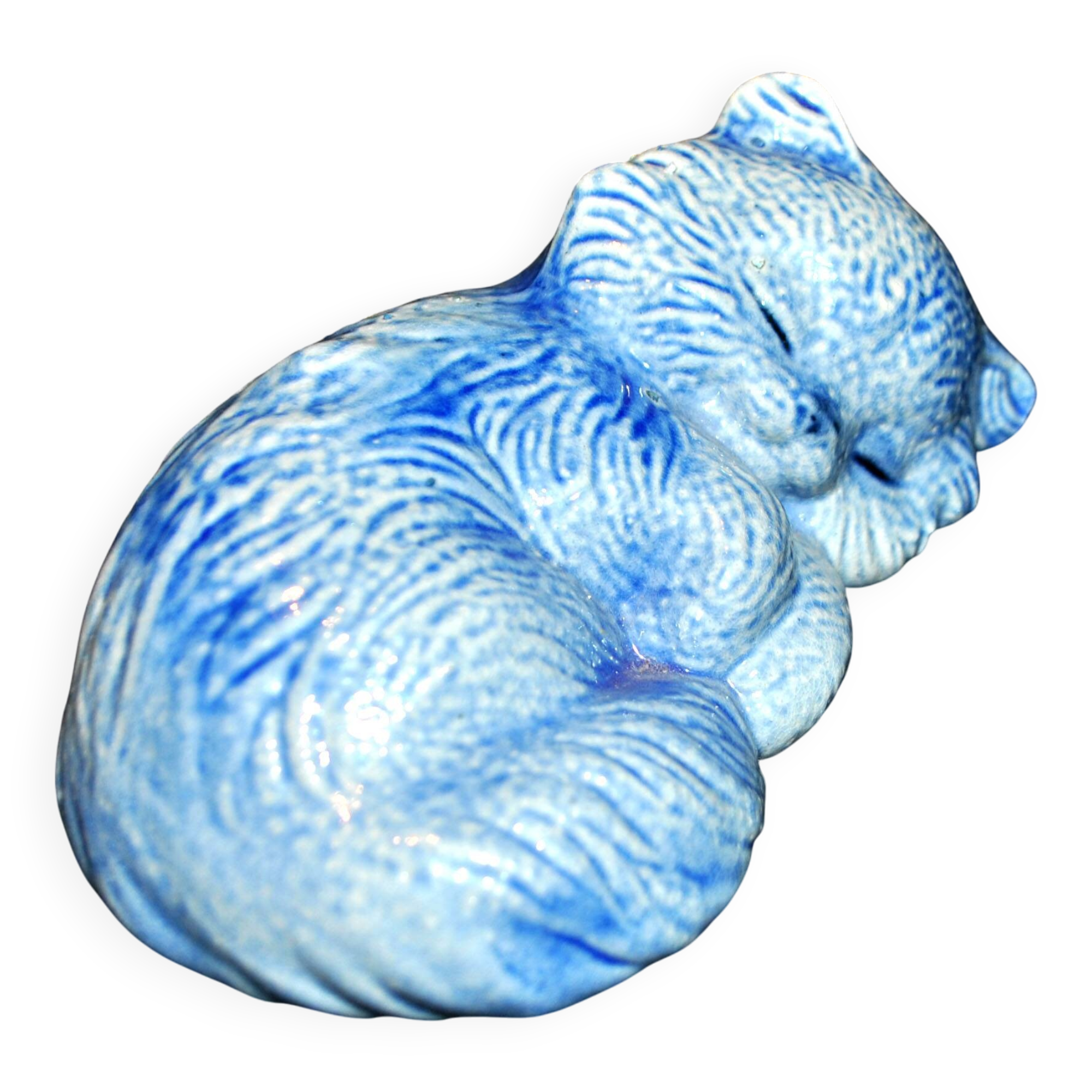 Alsace sandstone cat sculpture BETSCHDORF