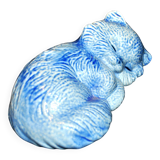 Sculpture Chat en grès d'Alsace BETSCHDORF