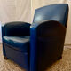 Tabarin Armchair in Leather by Poltrona Frau