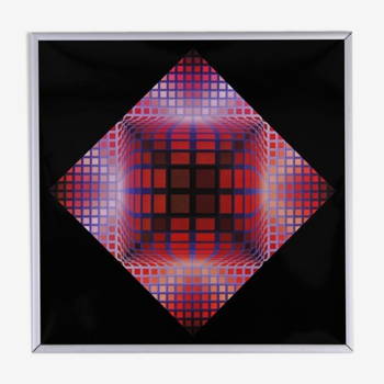 Lithograph "Dell - 2" Victor Vasarely by Éditions du Griffon