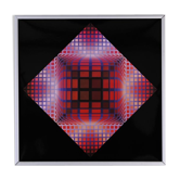 Lithograph "Dell - 2" Victor Vasarely by Éditions du Griffon