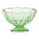 Ring Around fruit bowl, mid-century modern, pressed glass, Ząbkowice, Poland, 1950s