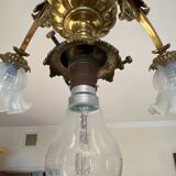 Lustre laiton style Napoleon