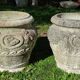 Pair of Medici pot caches in reconstituted stone