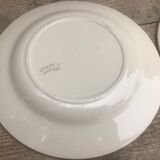 Bird plate duo Ch. Lecerf early XX