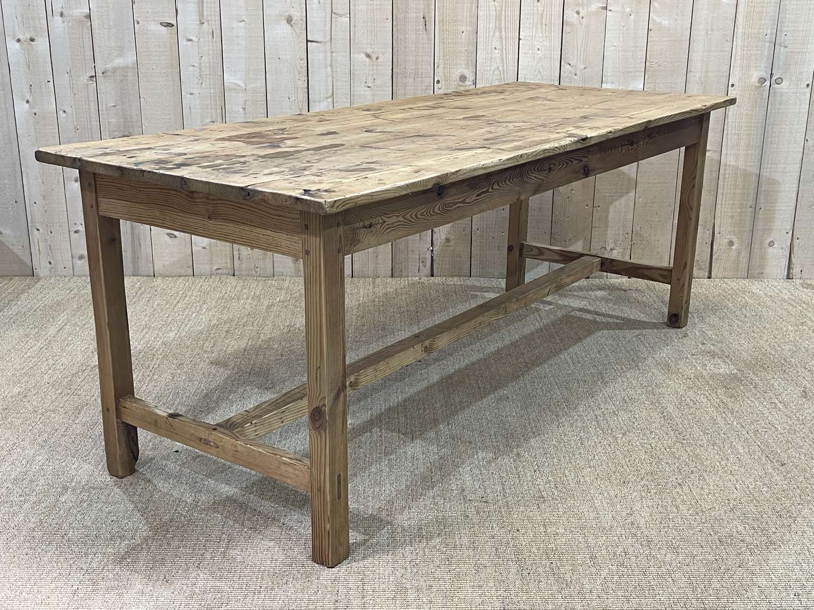Early XXth fir farmhouse table