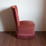 Old pink toad chair