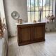 Oak and marble counter 1950