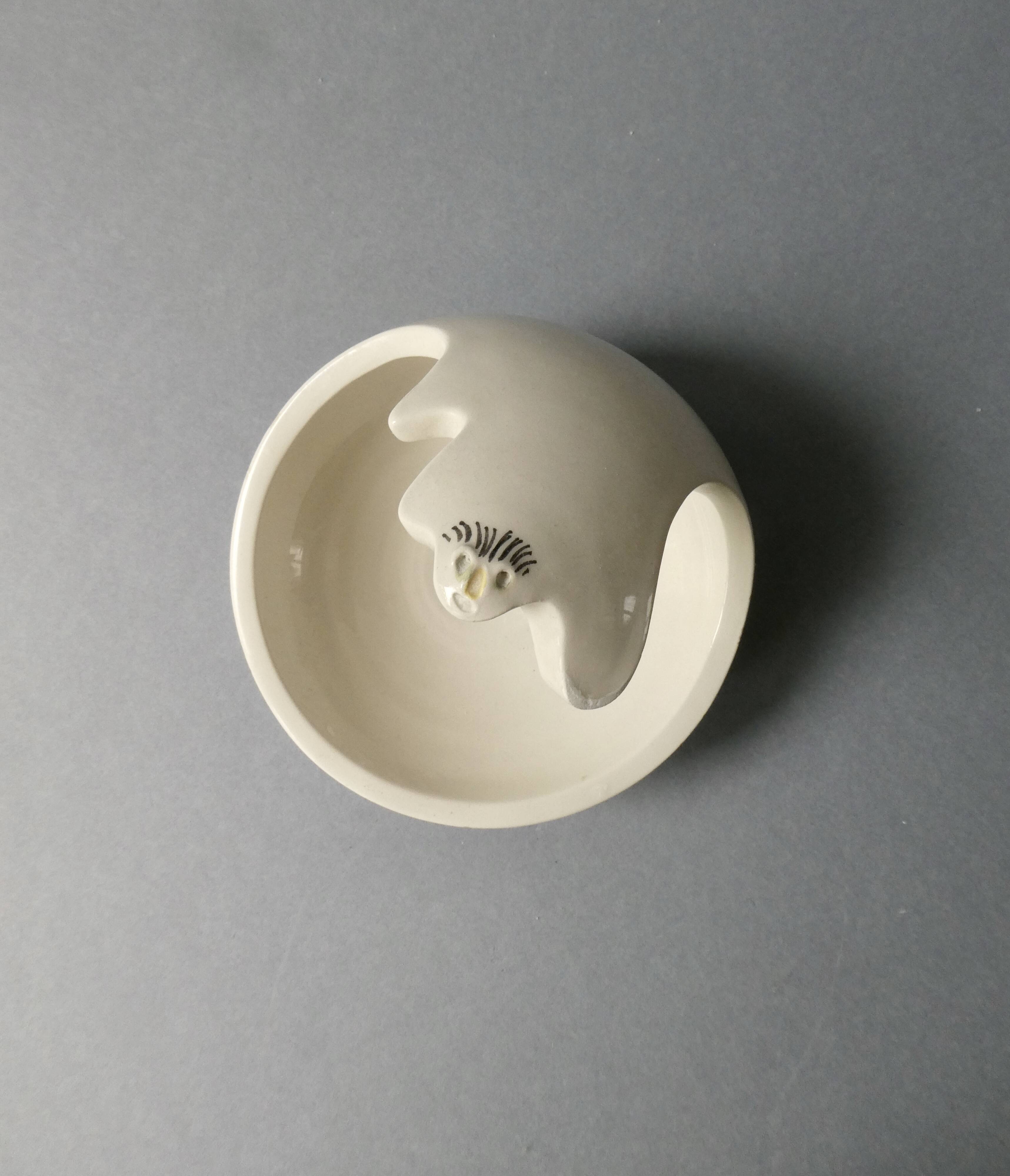 Cup, ceramic pocket tray florence arval paris