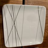 Guy Degrenne square plates and saucers