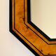 Miroir octogonal en loupe d’orme par Jean-Claude Mahey
