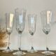 4 flûtes à champagne «octime » LUMINARC France vintage 