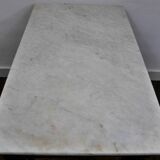 old marble and wood office bistro table 1850