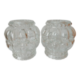 Pair of globes for chandeliers