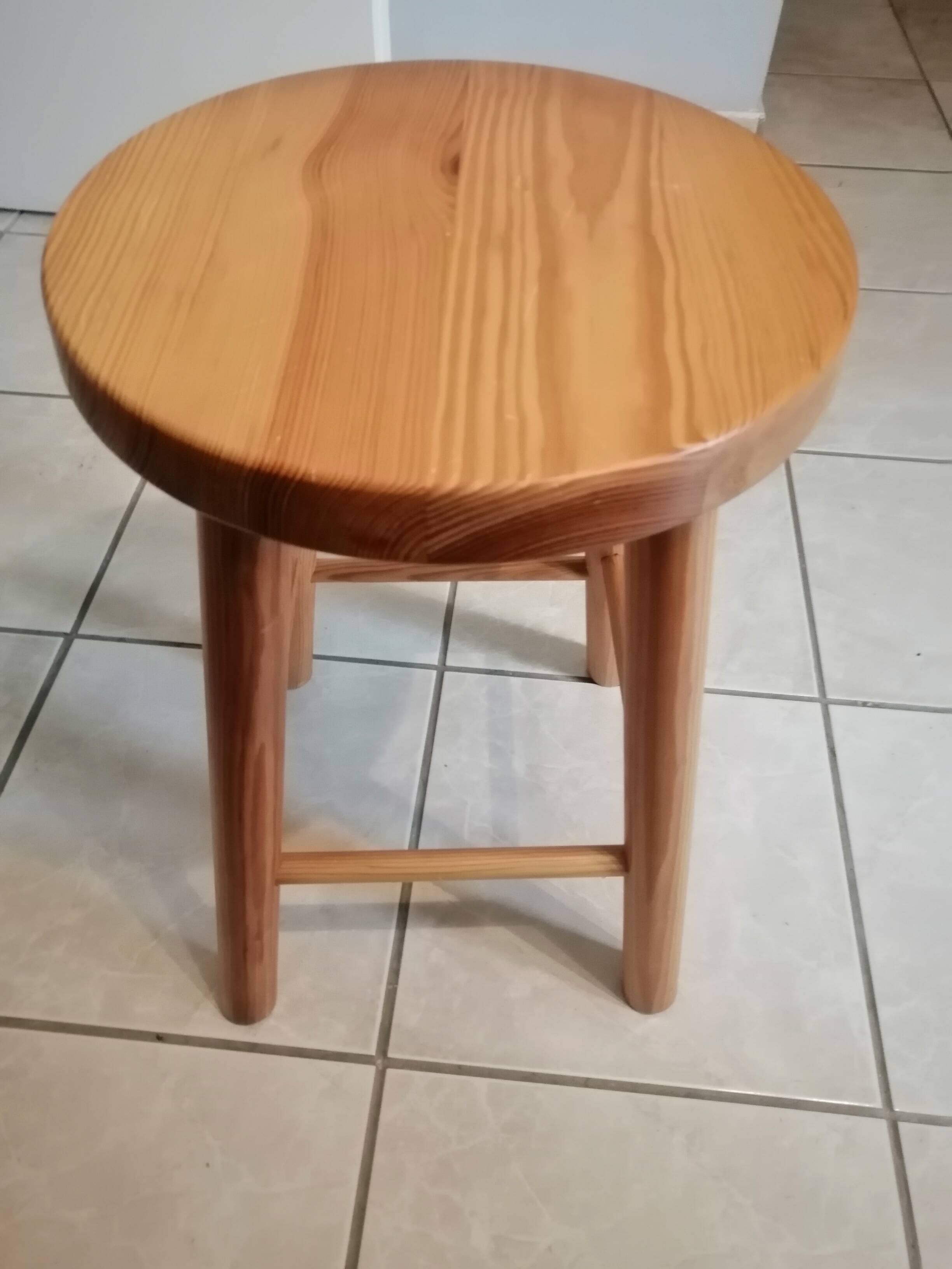 Wooden furniture stool