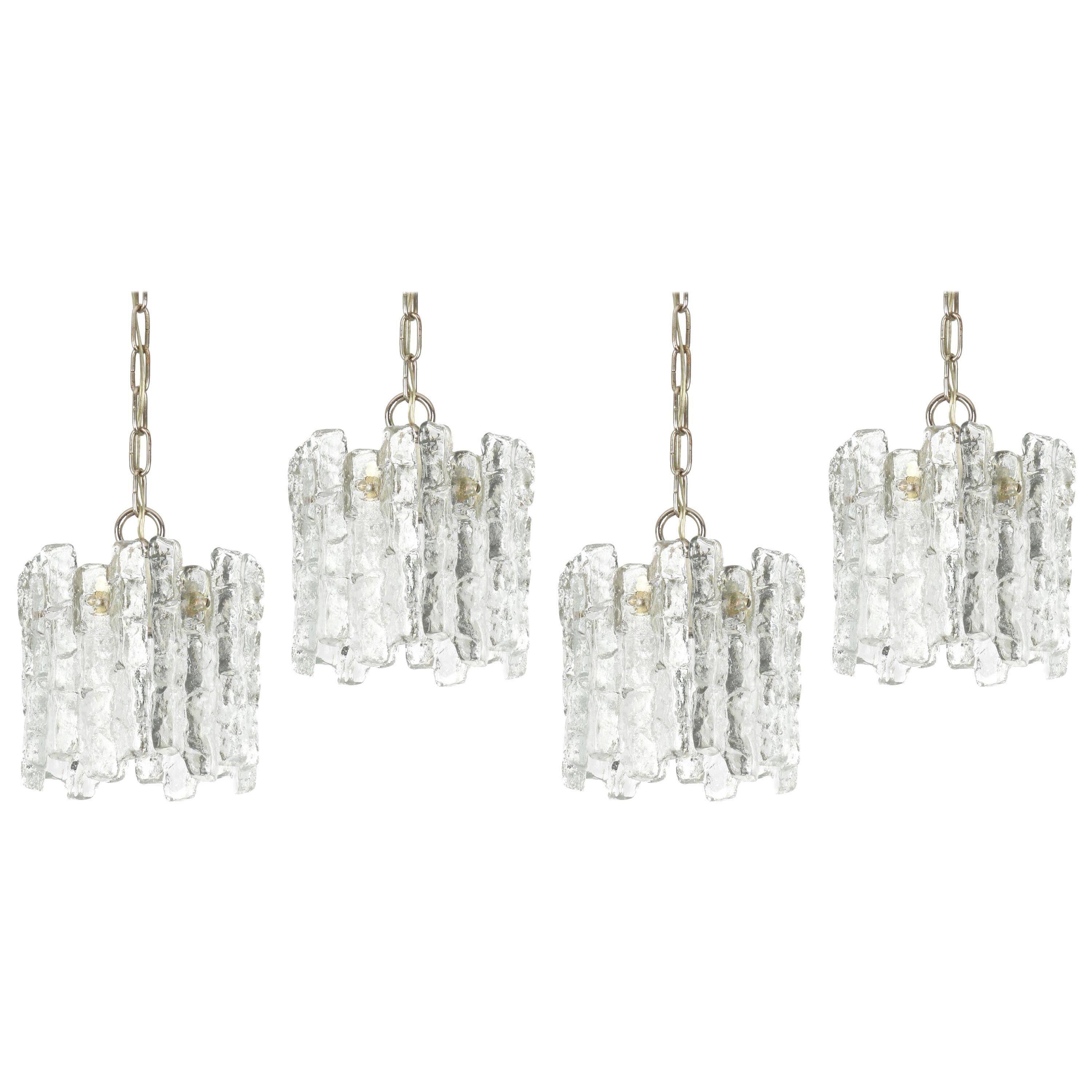 Glass Murano pendant by Kalmar, Austria, 1960s