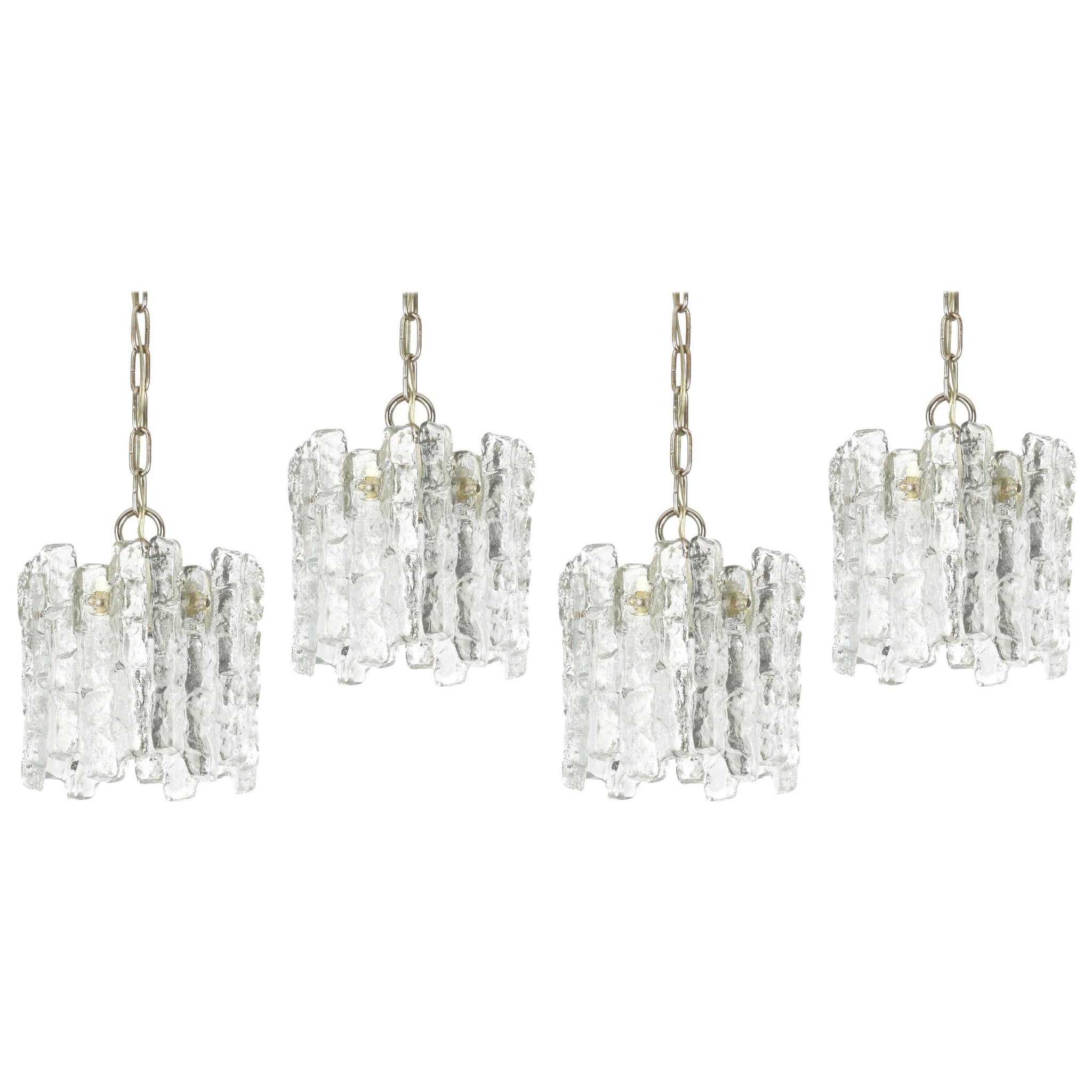 Glass Murano pendant by Kalmar, Austria, 1960s