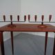 Danish Filigree Teak Candleholders, 1960s, Set of 2