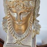 Empire-style half-moon console